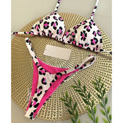 OIINAA Swimwear Women Leopard Printed Sexy Bikini Set